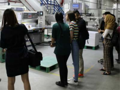 educational visit on book printing